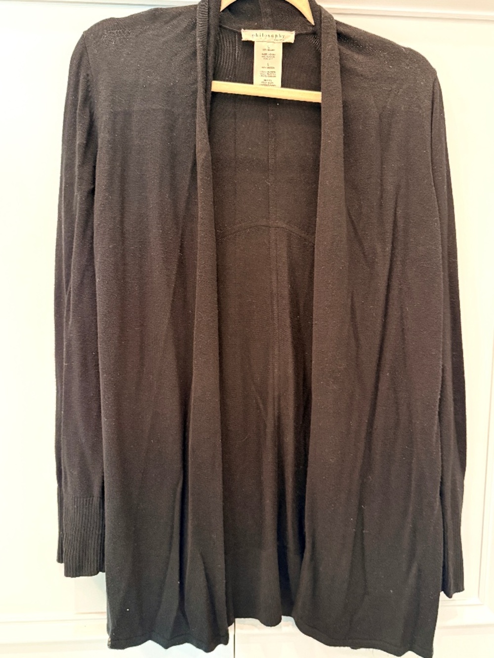 Philosophy lightweight long sweater cardigan